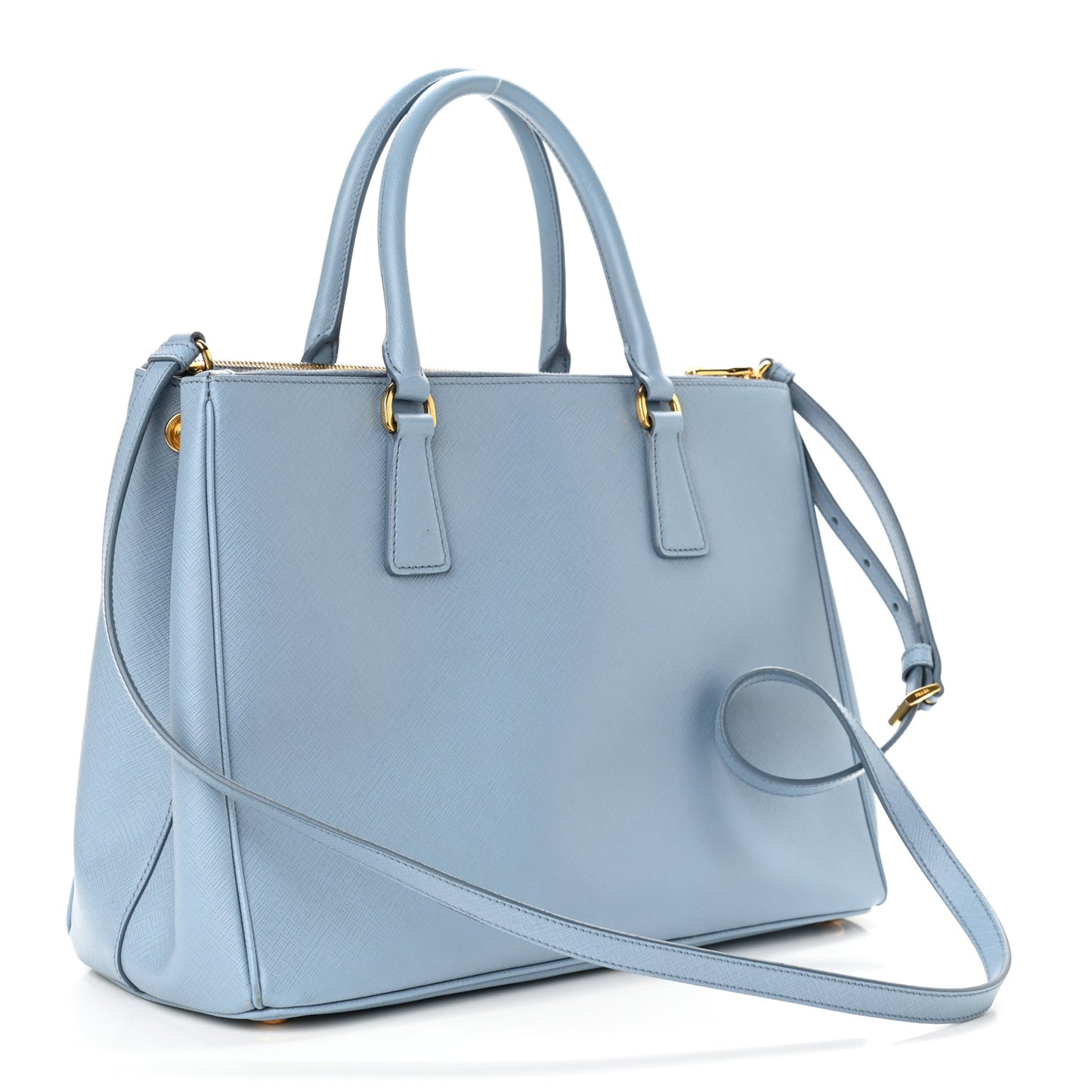 Saffiano Medium Galleria Double Zip Tote Astrale