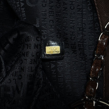 Chanel Distressed Caviar XL Coco Cabas Brown 7 of 7