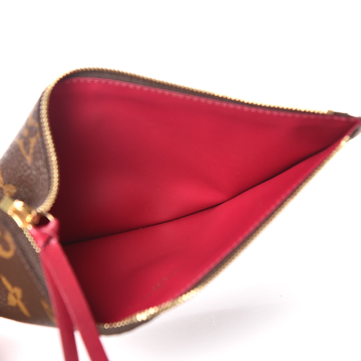 Louis Vuitton Monogram Pochette Felicie Chain Wallet Fuchsia 11 of 15