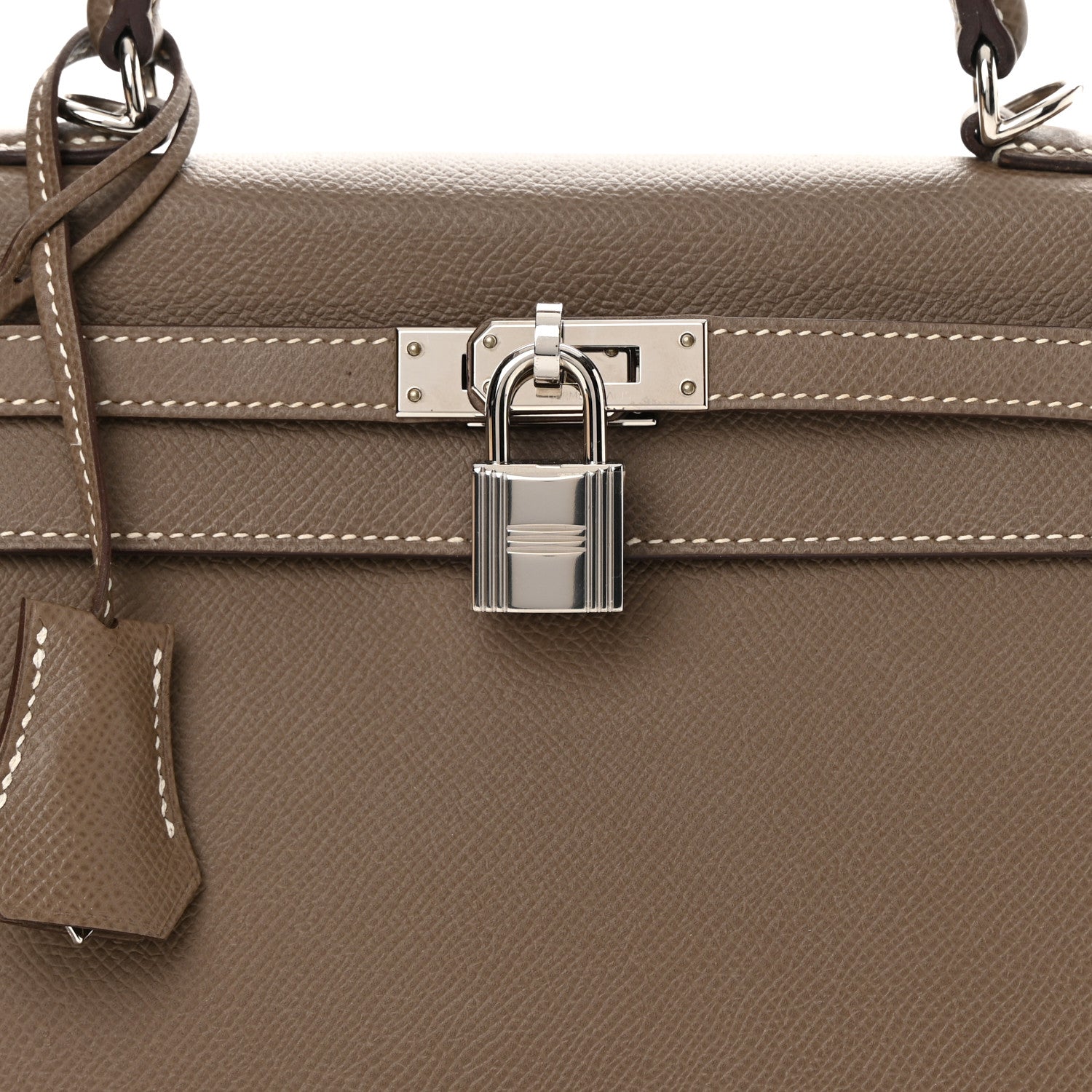 Hermes Epsom Kelly Sellier 25 Etoupe 8 of 17