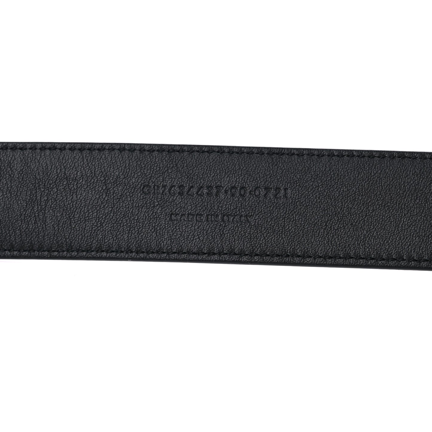 Smooth Calfskin Monogram Square Buckle Belt 90 36 Black