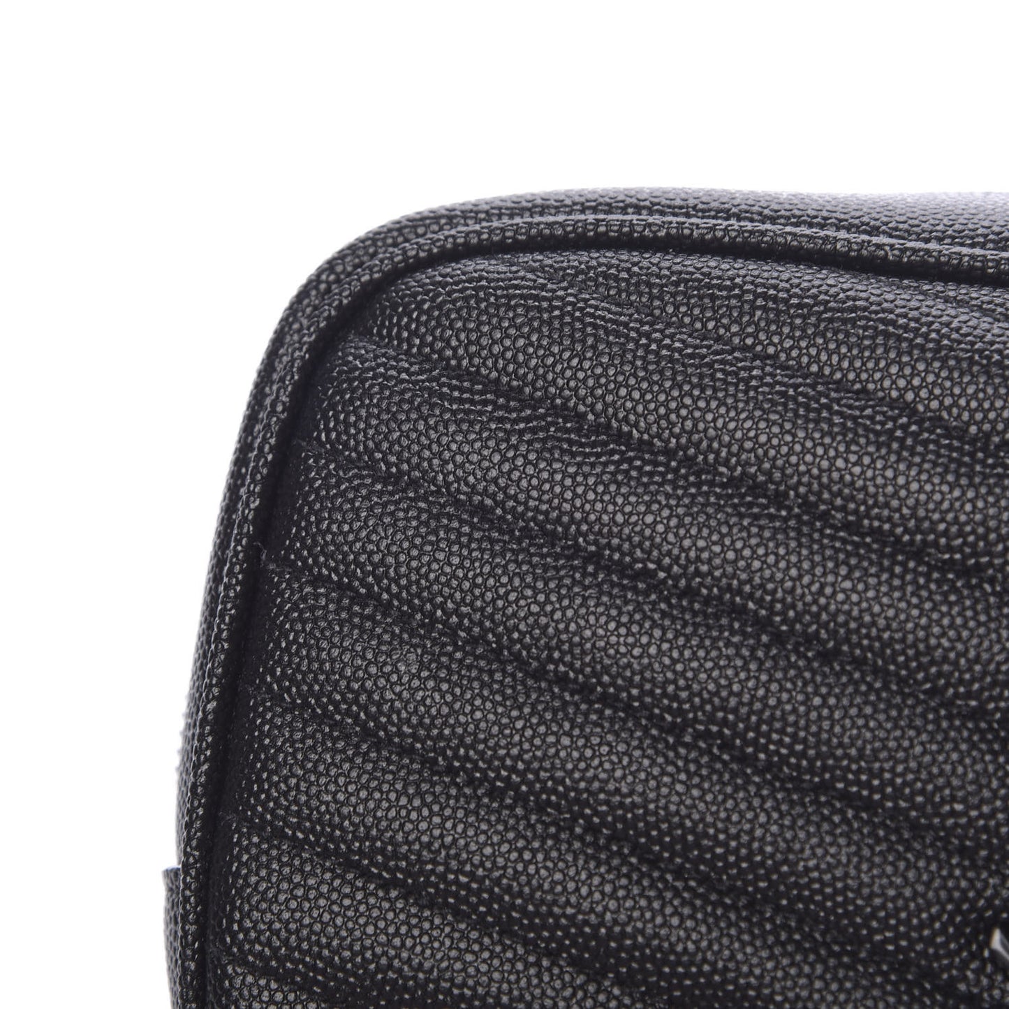 Grain De Poudre Matelasse Monogram Mini Lou Camera Bag Black