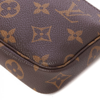 Louis Vuitton Monogram 2020 Christmas Animation Roller Coaster Mini Pochette Accessories Pivoine 4 of 8