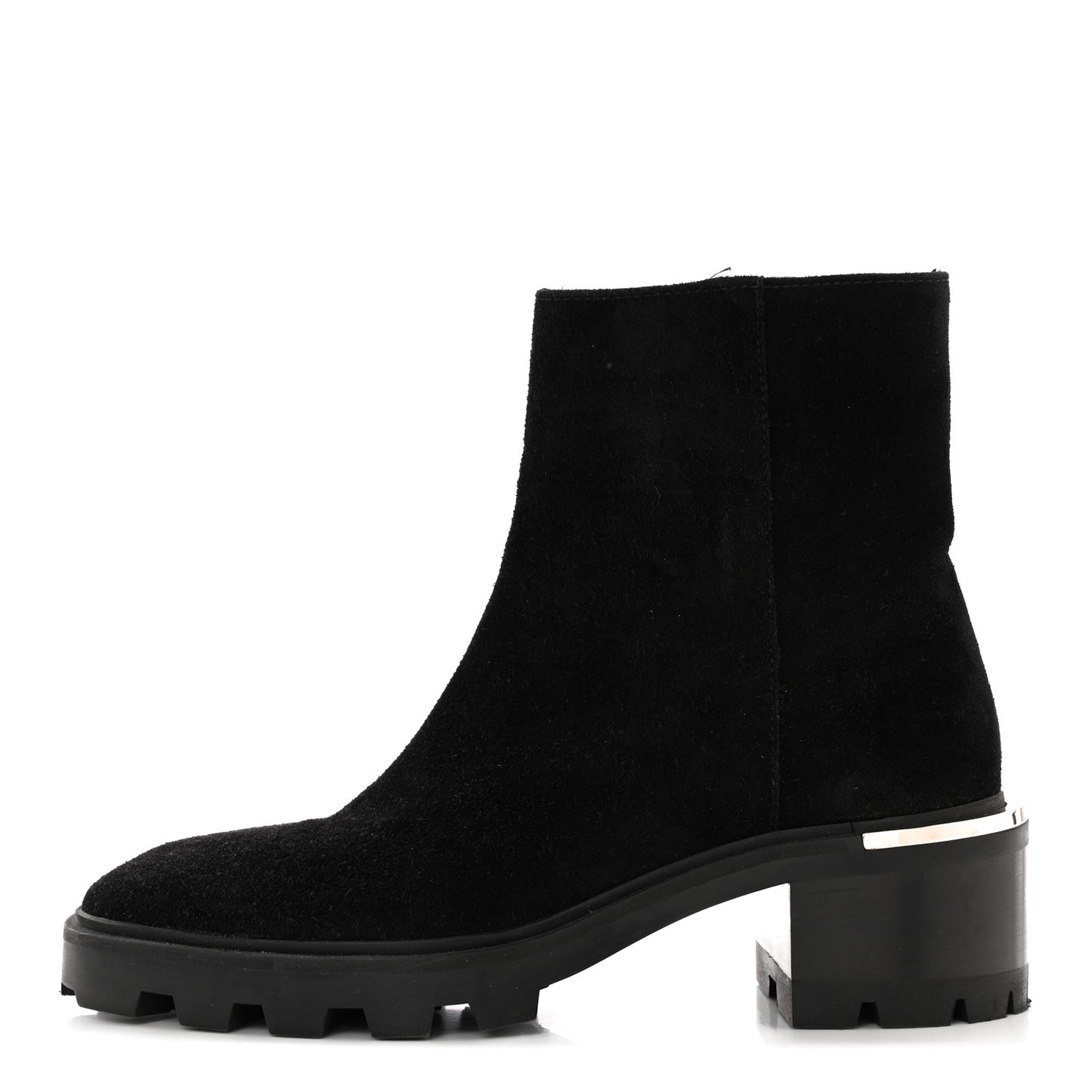 Suede Melodie Ankle Boots 36.5 Black