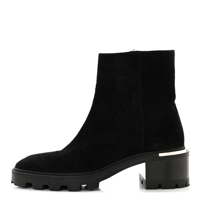 Jimmy Choo Suede Melodie Ankle Boots 36.5 Black 1 of 12