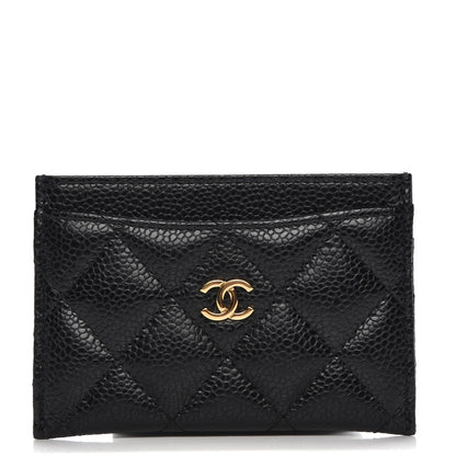 Chanel Caviar Quilted Card Holder Black 1 of 7