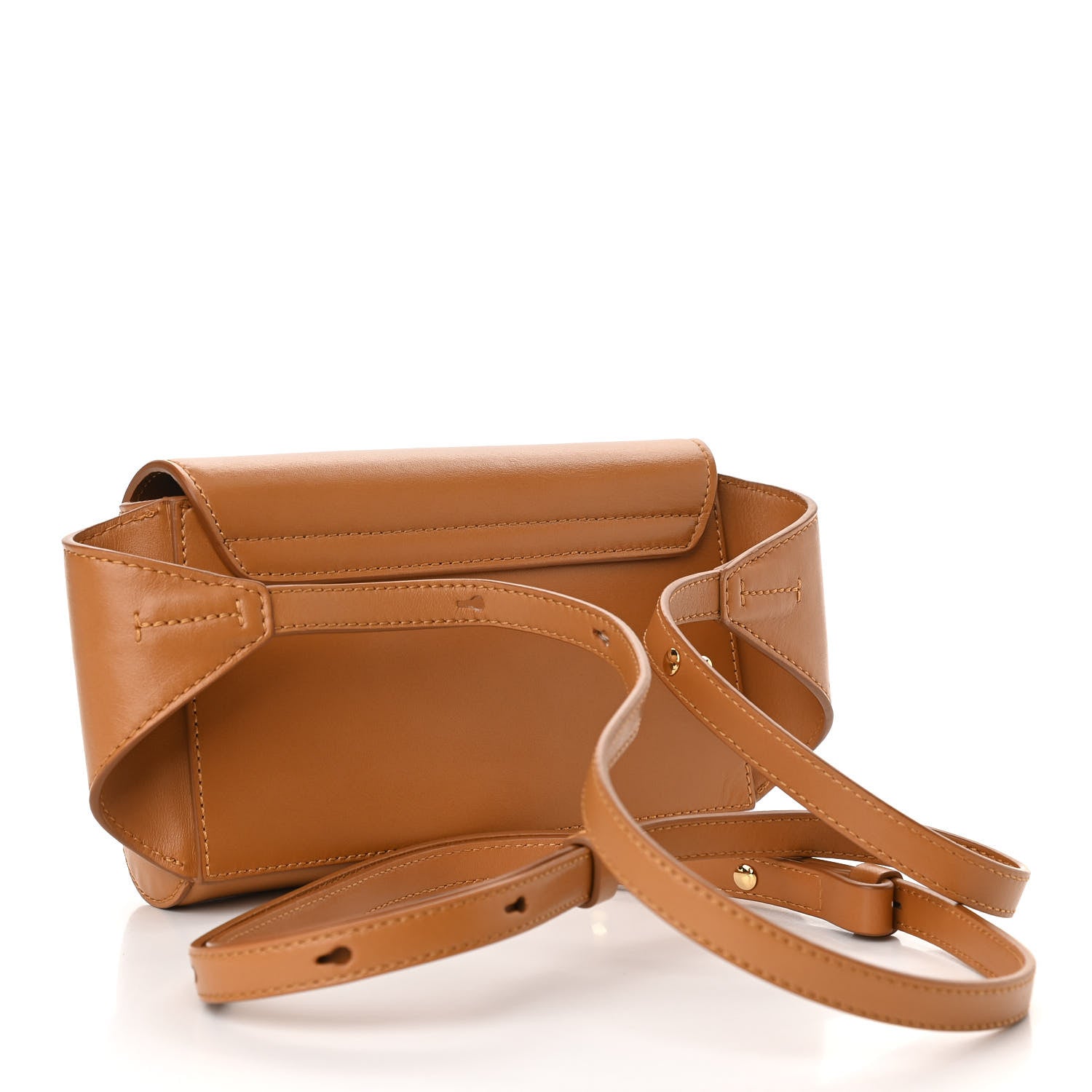 Chloe Calfskin Suede C Belt Bag Tan 3 of 11
