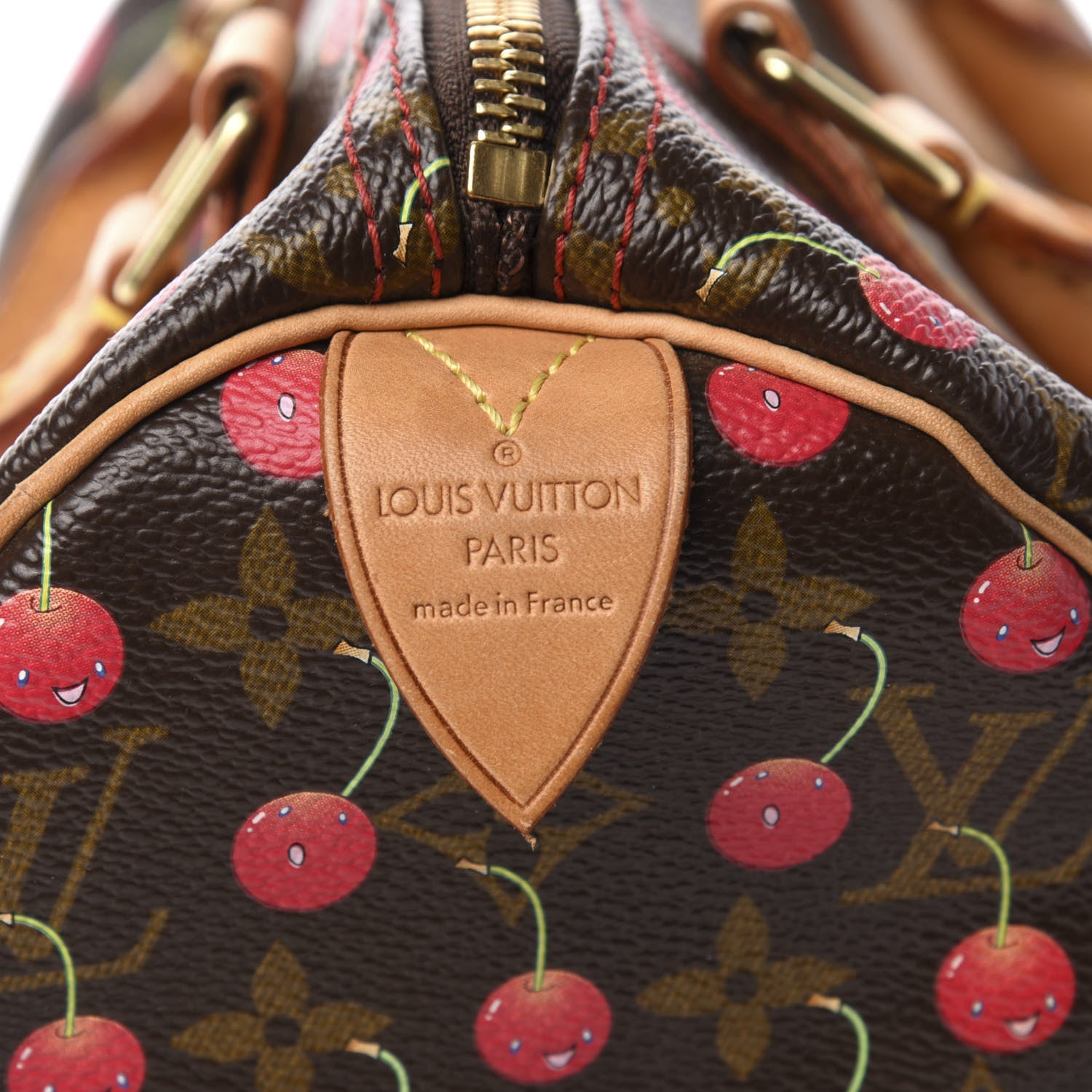 Louis Vuitton Monogram Cerises Speedy 25 9 of 11