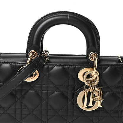 Christian Dior Lambskin Cannage Small Lady D-Joy Black 7 of 9