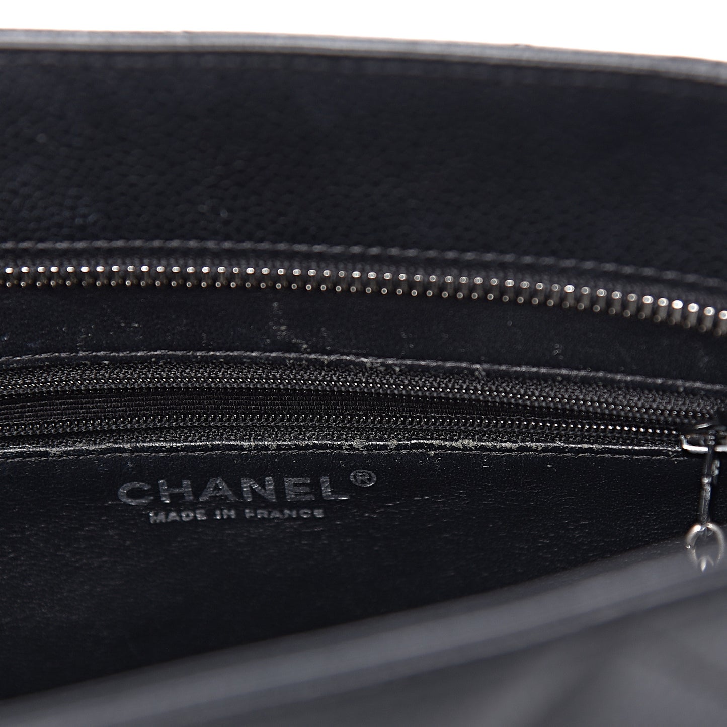 Caviar Quilted Medallion Tote Black
