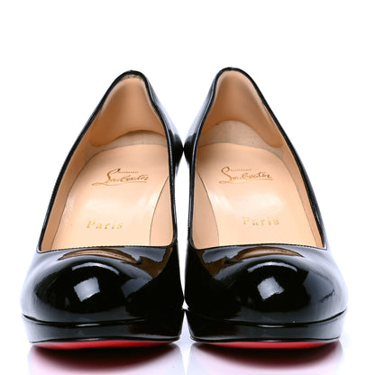 Christian Louboutin Patent New Simple 85 Pumps 38 Black 2 of 5
