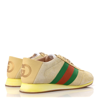 Gucci Suede Web Womens Rocket Sneakers 37.5 Burro 4 of 10
