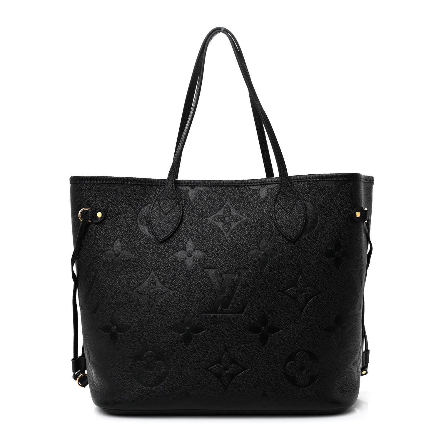 Louis Vuitton Empreinte Monogram Giant Neverfull MM Black 1 of 12