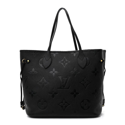 Louis Vuitton Empreinte Monogram Giant Neverfull MM Black 1 of 12