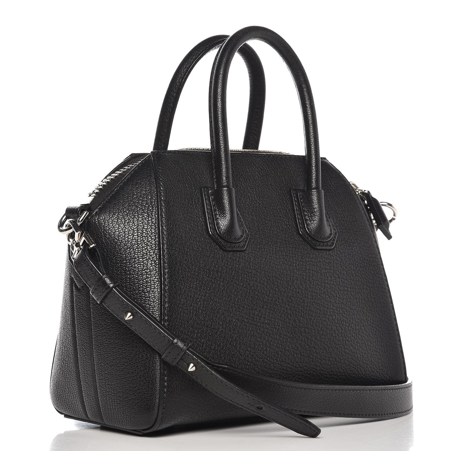 Sugar Goatskin Mini Antigona Black