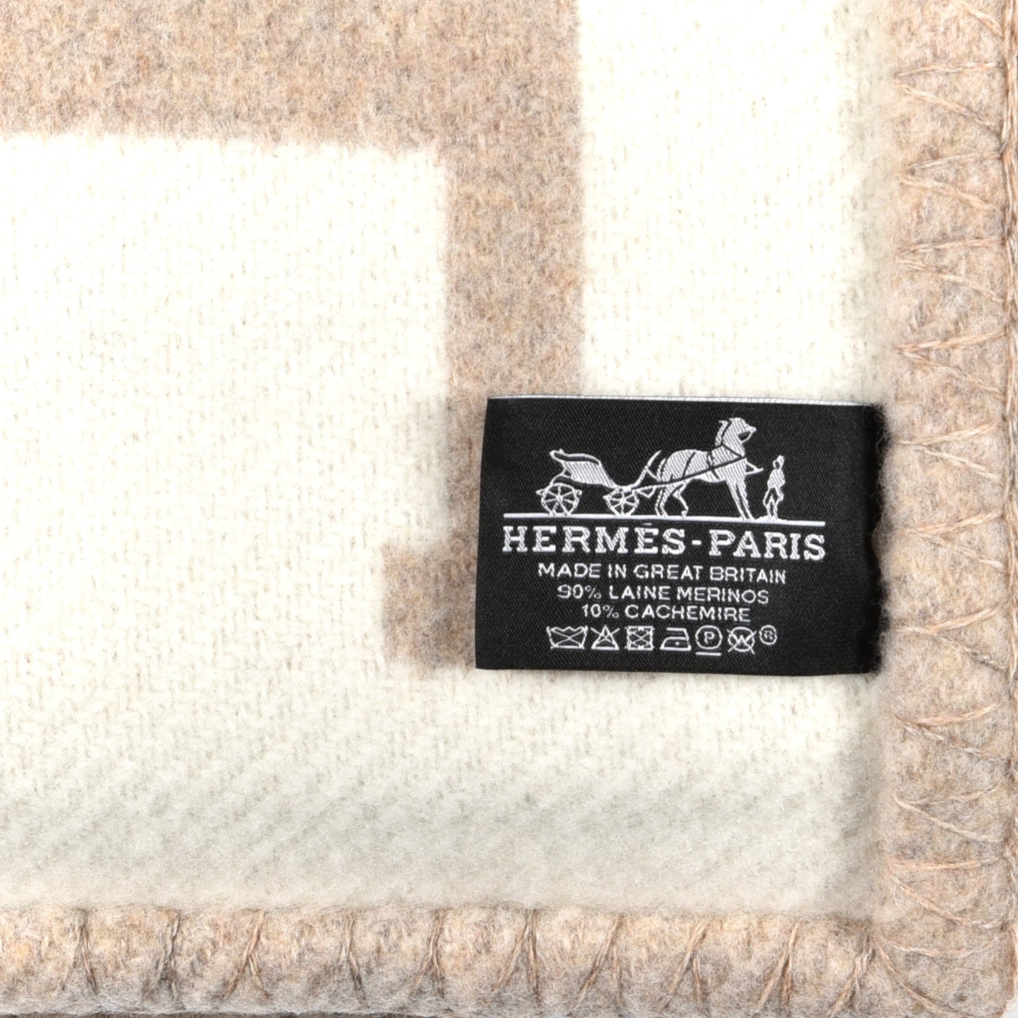 Wool Cashmere Avalon III Blanket Coco Camomille