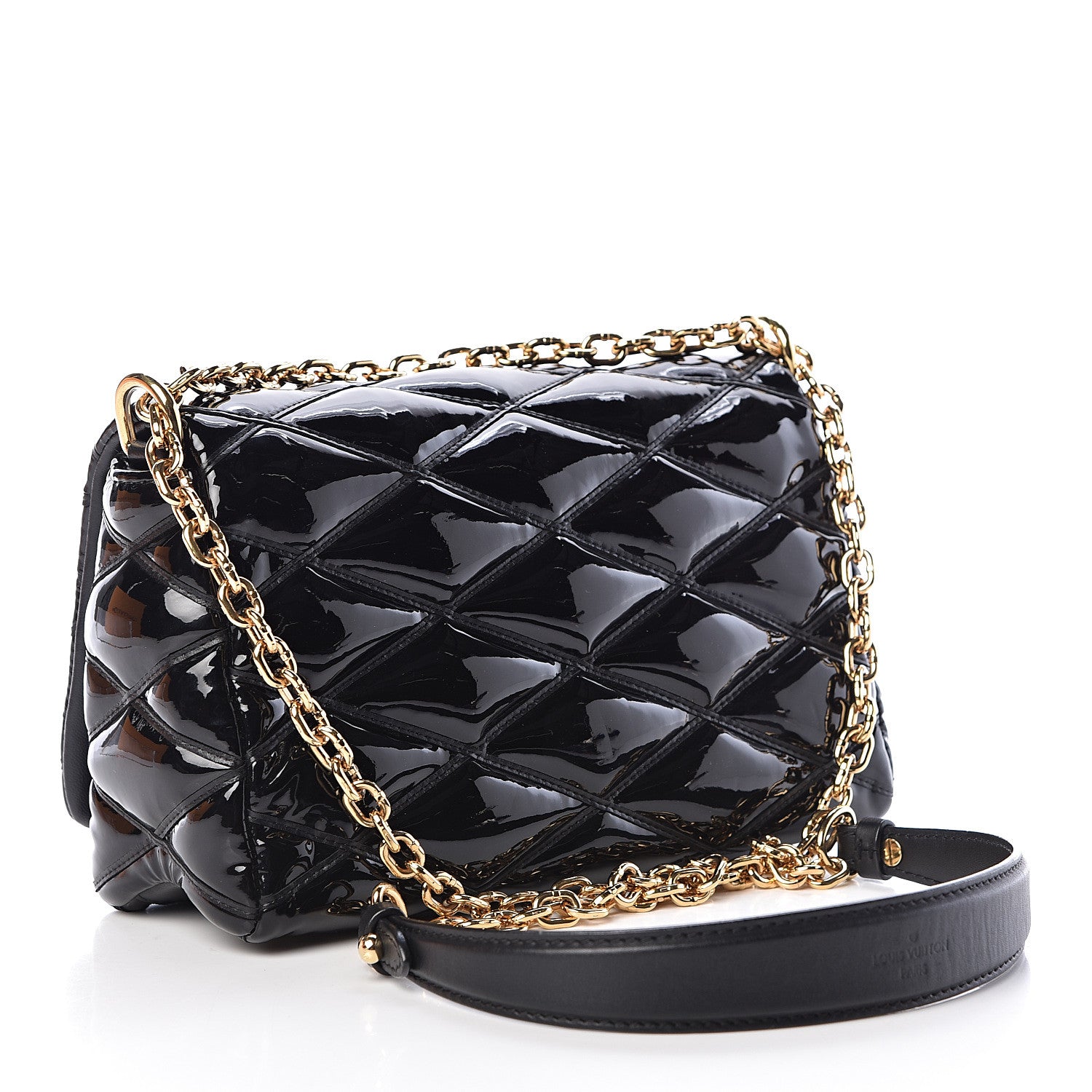 Louis Vuitton Patent Malletage GO-14 PM Black 3 of 10