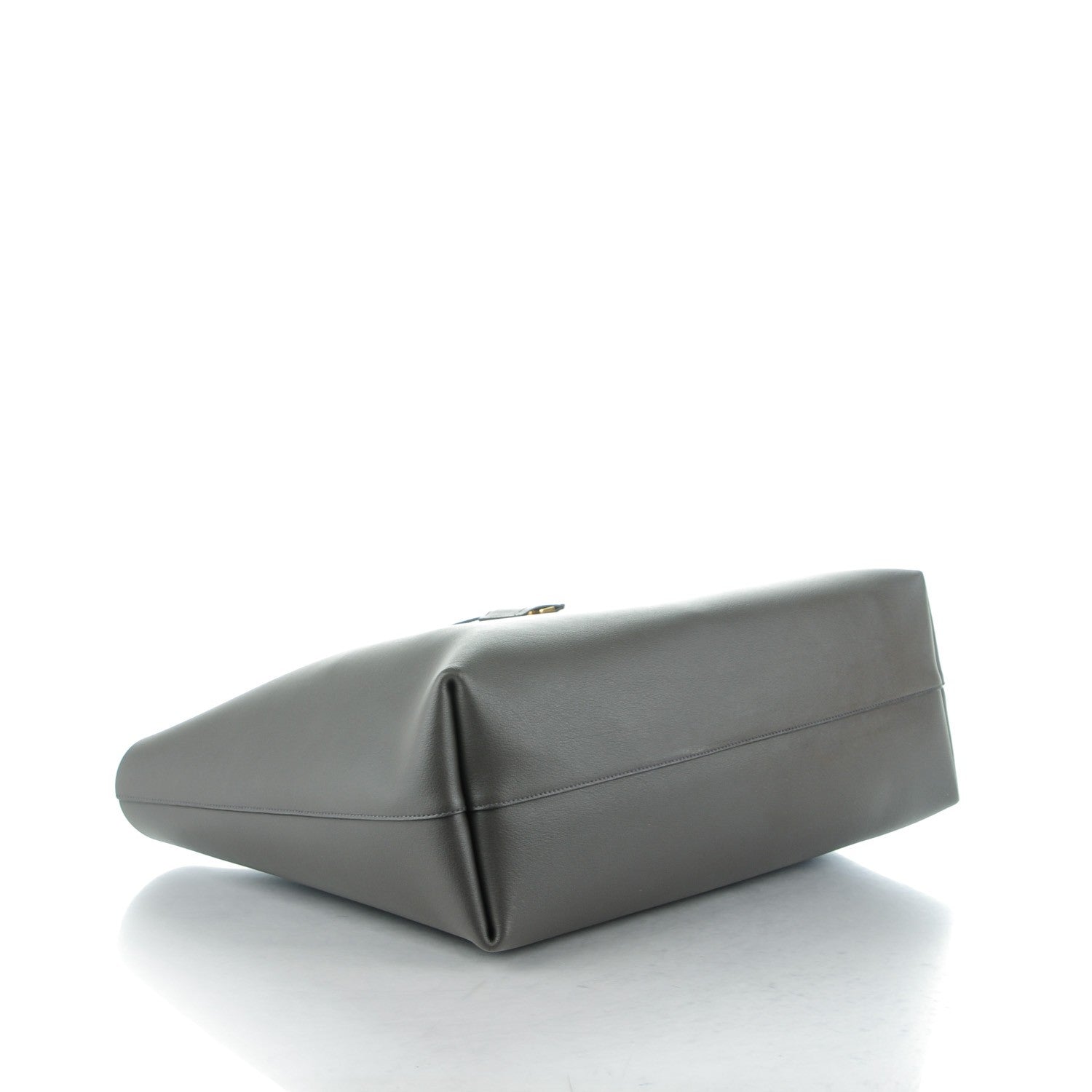 Saint Laurent Calfskin Large Shopping Tote Dark Grey 4 of 9
