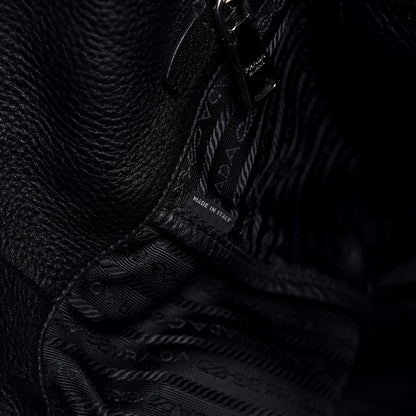 Prada Vitello Daino Tote Black 8 of 14