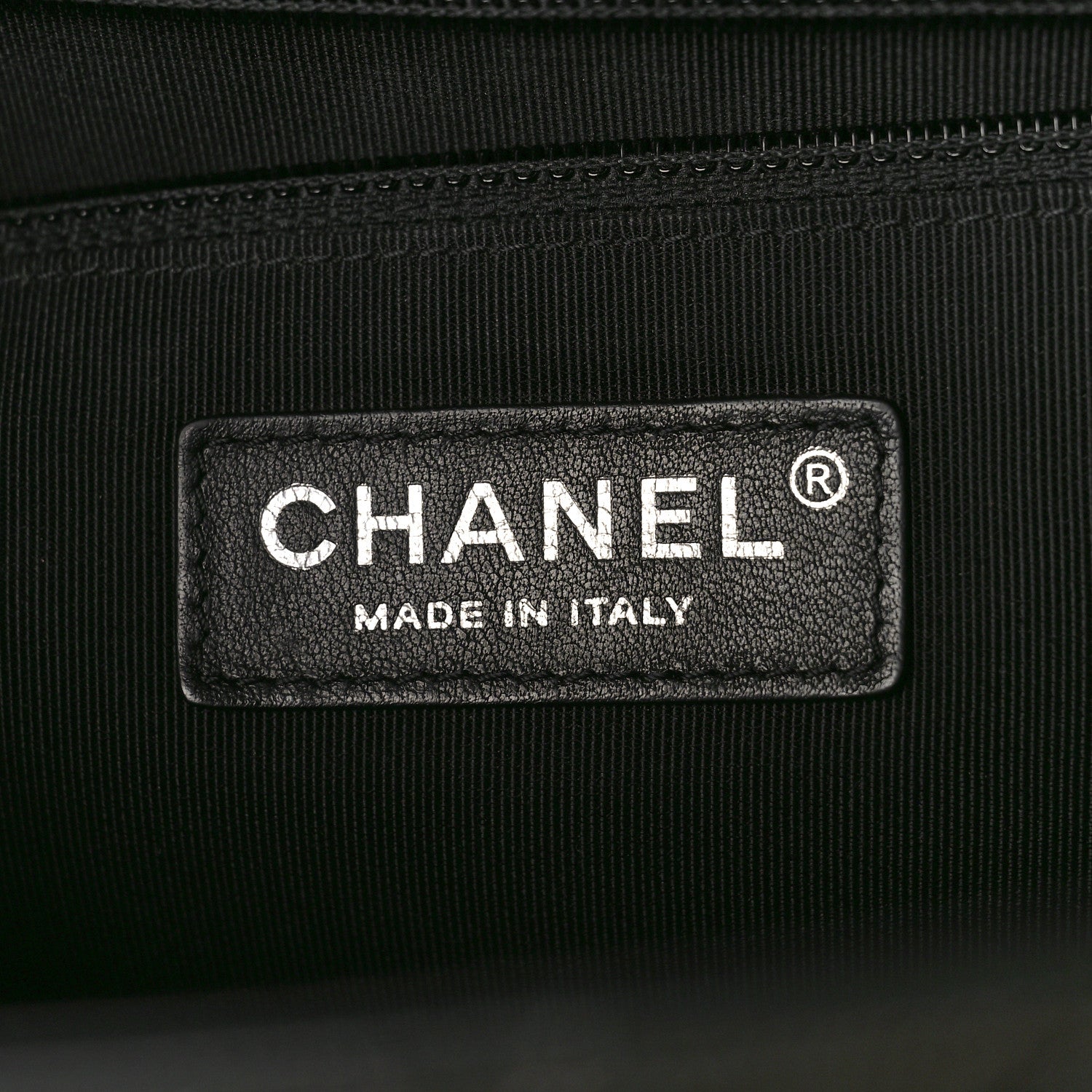 Chanel Caviar Chevron Quilted Flap Tote Black 6 of 10