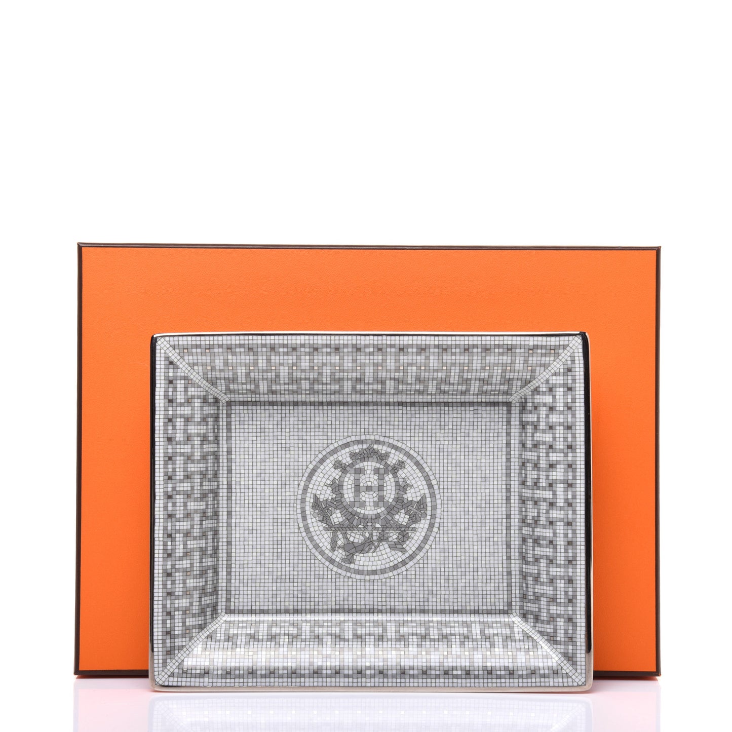 Porcelain Mosaique Au 24 Platine Change Tray