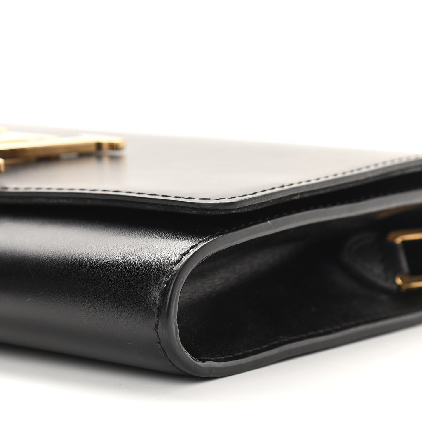 Calfskin Chain Louise MM Black