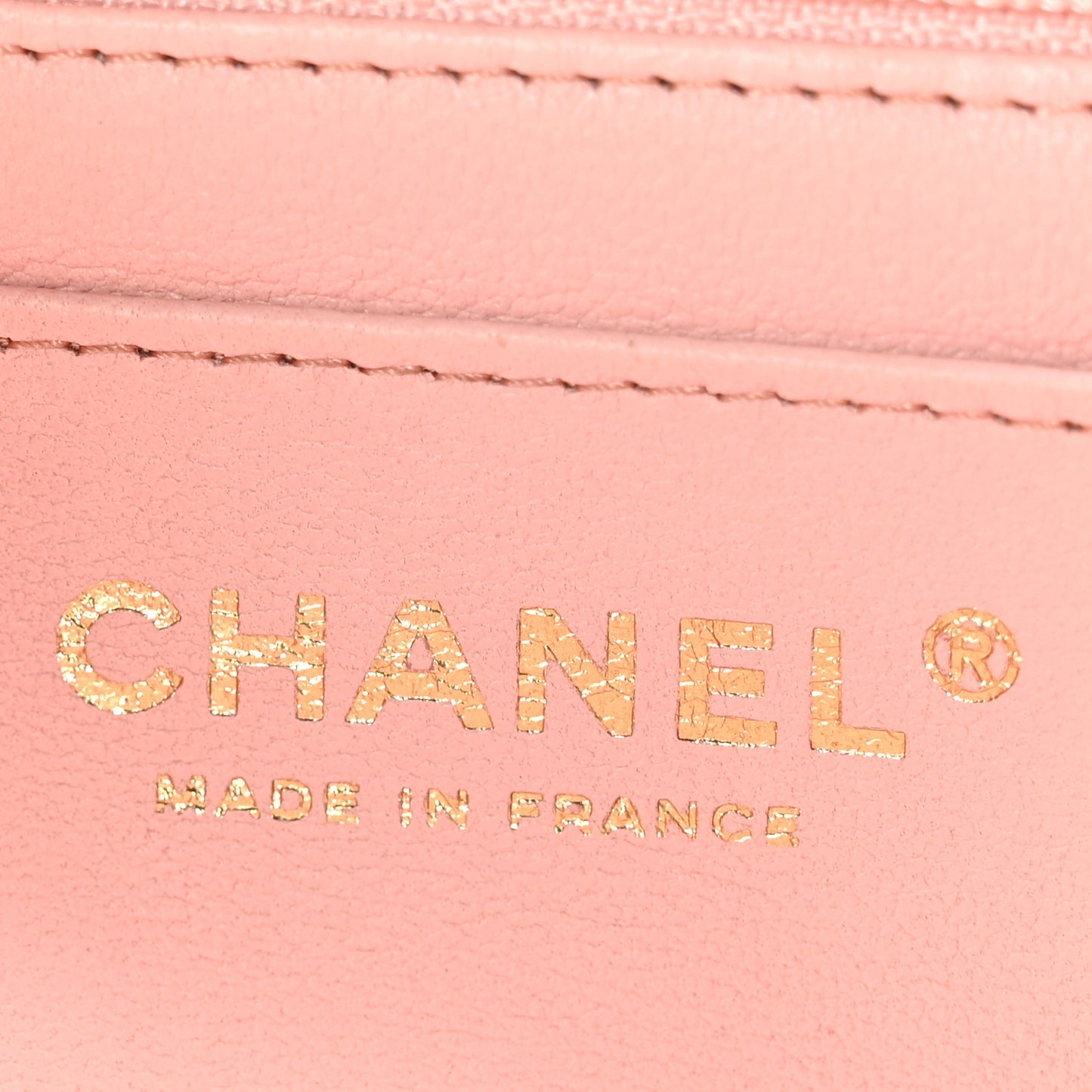 Lambskin Quilted Mini Top Handle Rectangular Flap Light Pink