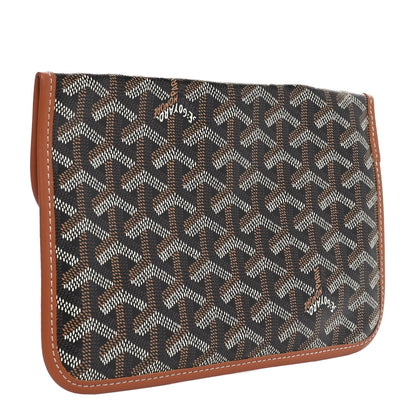Goyard Goyardine Canvas Le Foulard Pouch Black Gold Off White 4 of 9