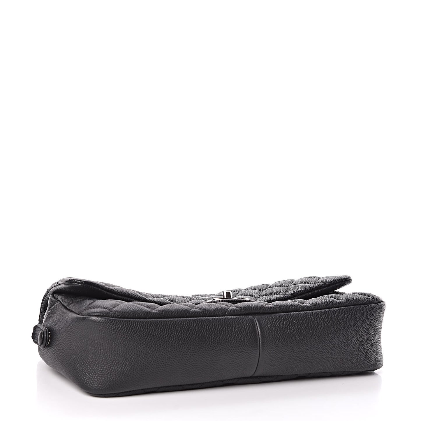 Caviar Quilted Jumbo Easy Flap Black