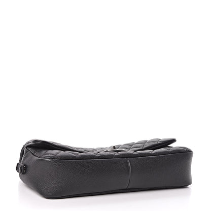 Chanel Caviar Quilted Jumbo Easy Flap Black 4 of 13