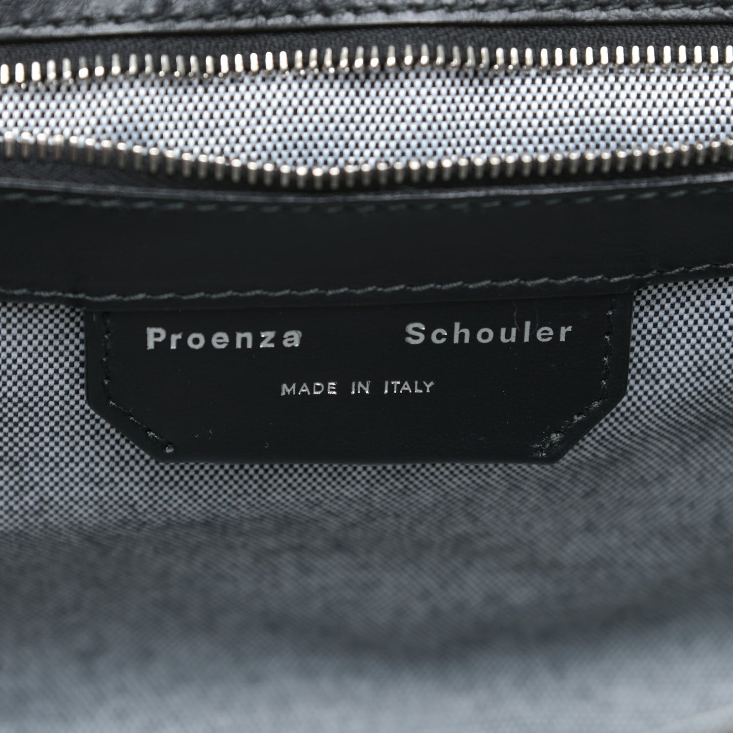 Suede Calfskin Crocodile Embossed Medium PS1 Satchel Black