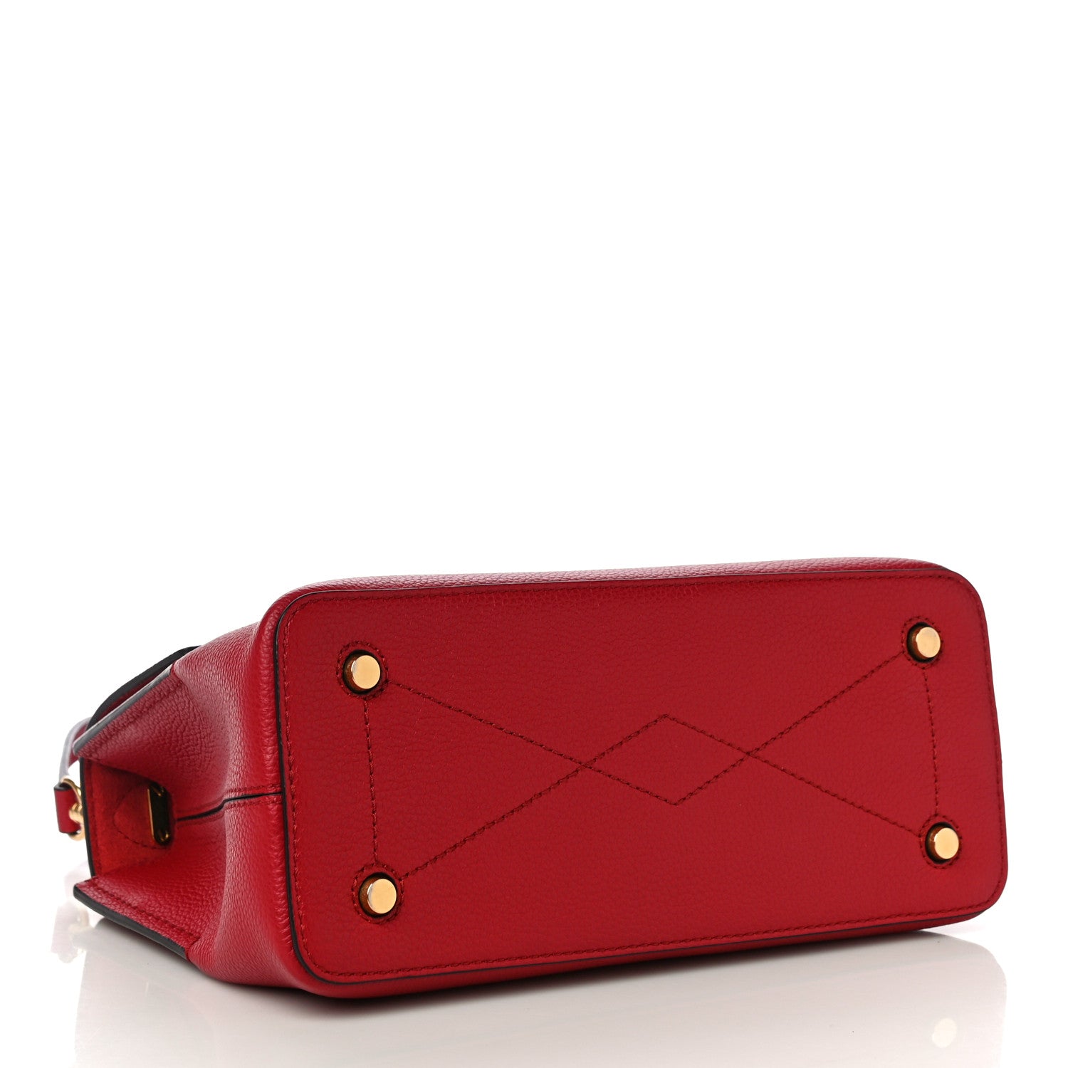 Mulberry Small Classic Grain Calfskin Mini Seaton Scarlet 3 of 12