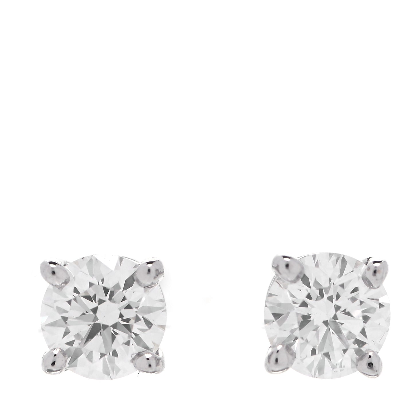 Platinum Diamond .31ctw Solitaire Earrings