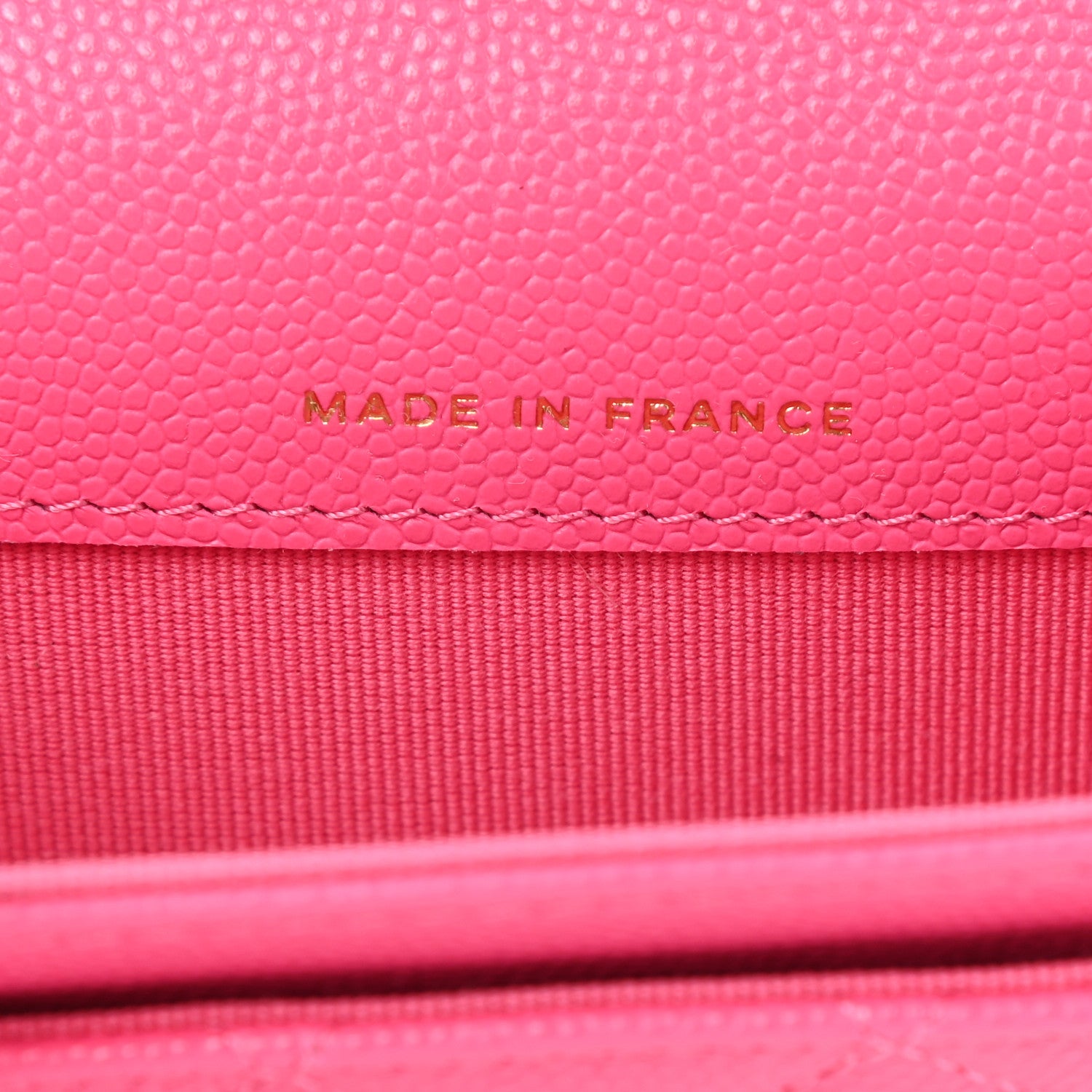 Chanel Caviar Quilted Flap Card Holder Wallet Pink 7 of 8