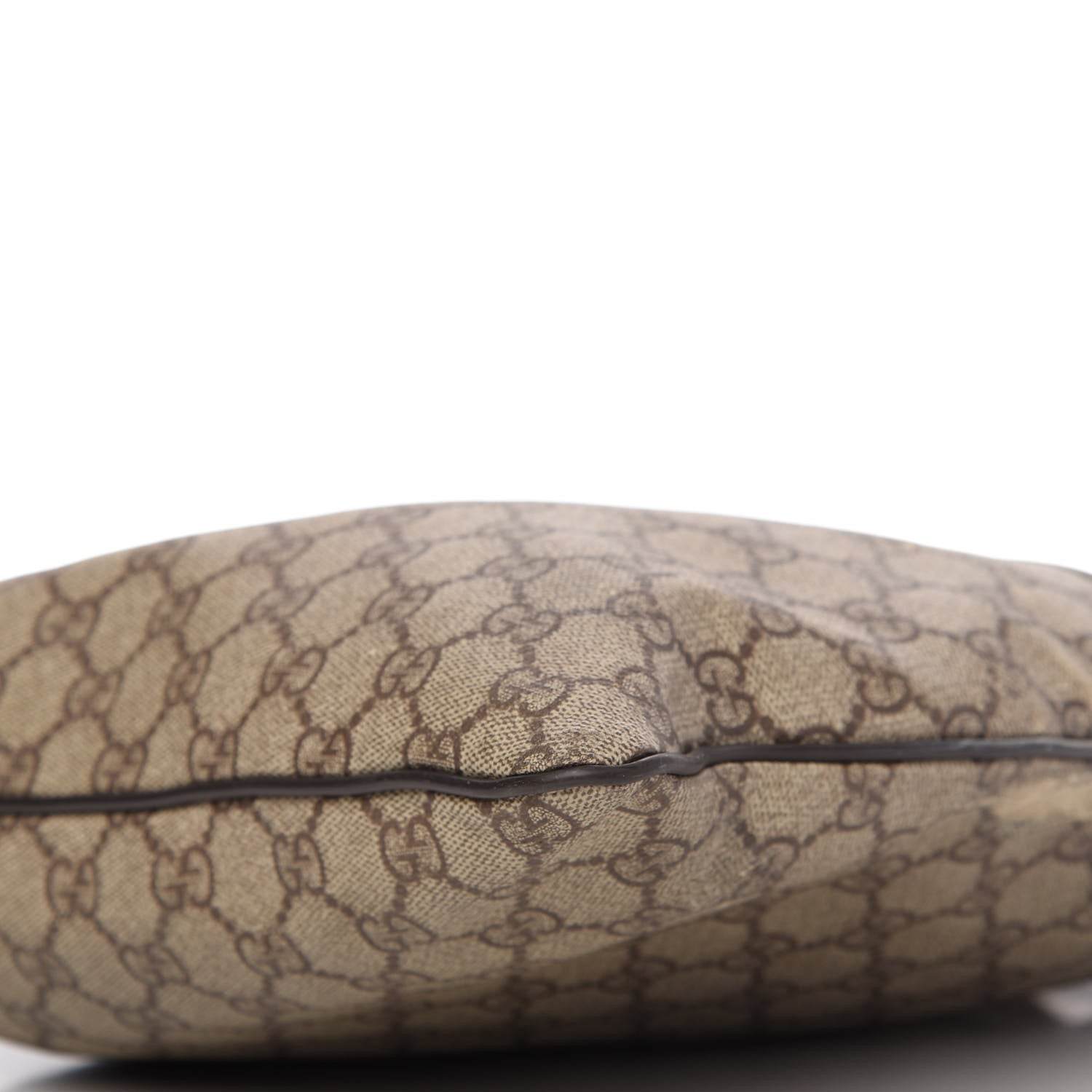 Gucci GG Plus Monogram Medium Flat Messenger Bag Dark Brown 8 of 13