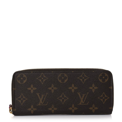 Louis Vuitton Monogram Clemence Wallet Fuchsia 1 of 7
