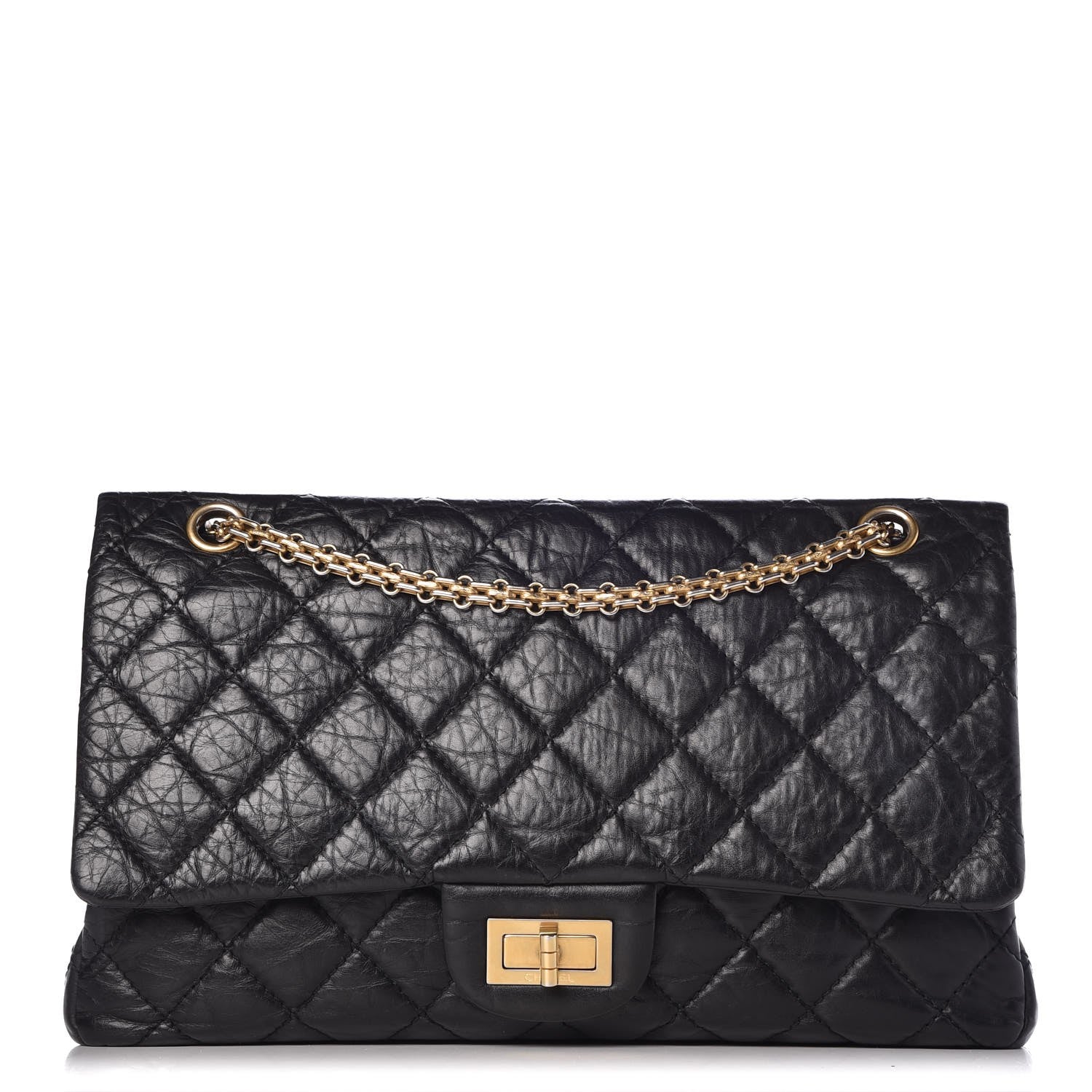 Chanel Aged Calfskin Quilted 2.55 Reissue 227 Flap Black 1 of 7