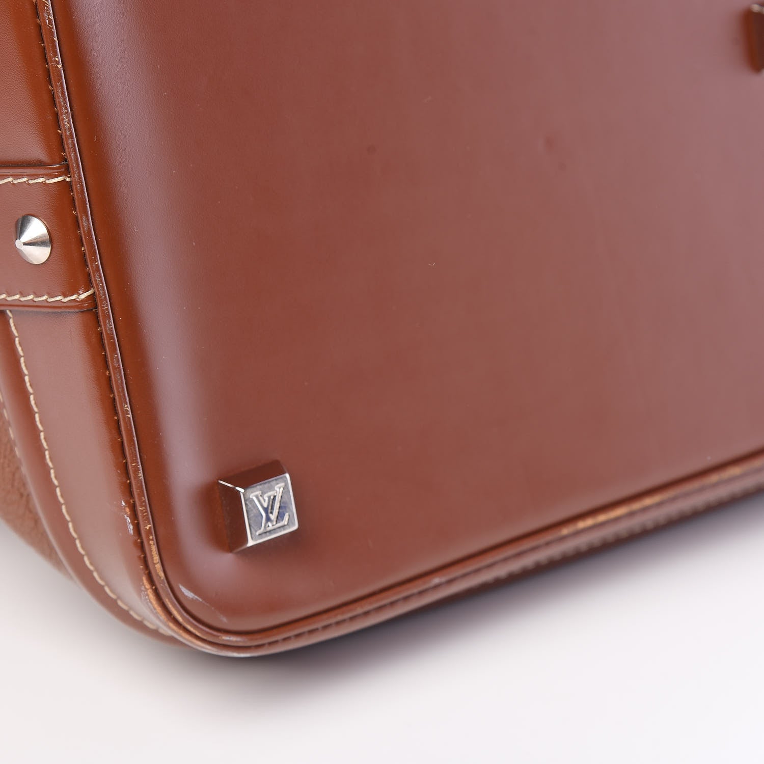 Louis Vuitton Suhali Lockit GM Sienne 10 of 14