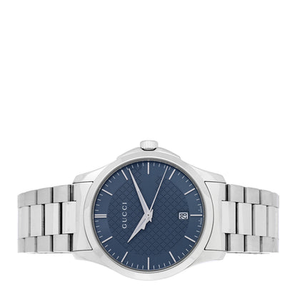 Gucci Stainless Steel 38mm G-Timeless Diamante Quartz Watch Grey 2 of 5
