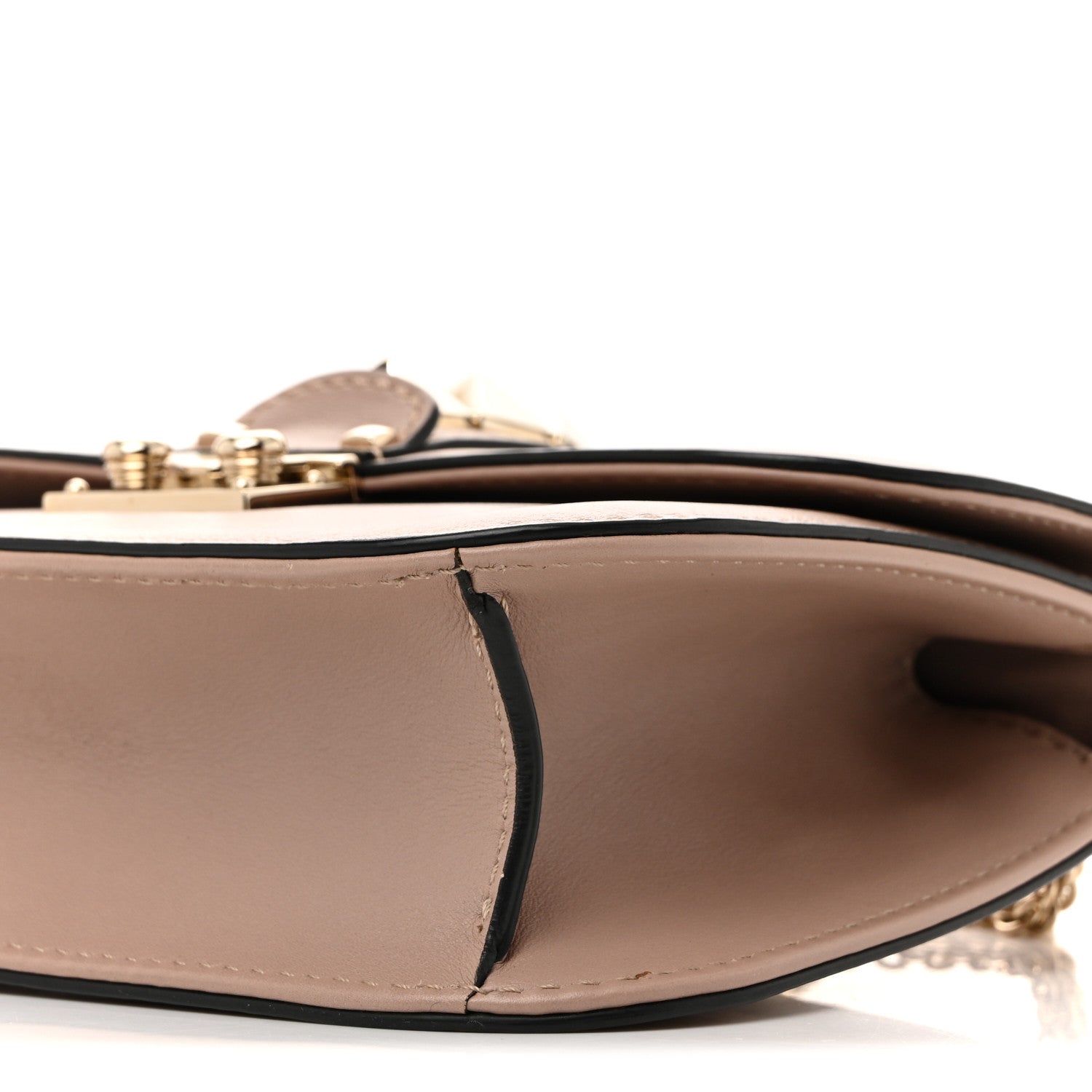 Valentino Garavani Vitello Small Glam Lock Rockstud Flap Poudre 10 of 12