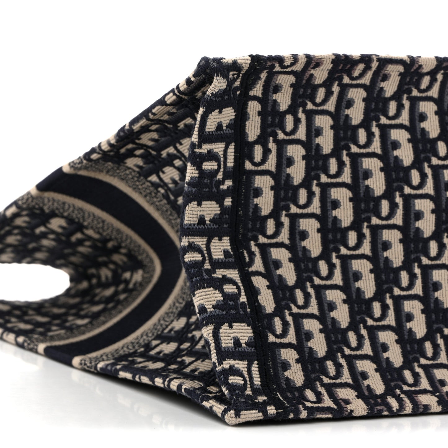 Oblique Large Book Tote Blue Multicolor