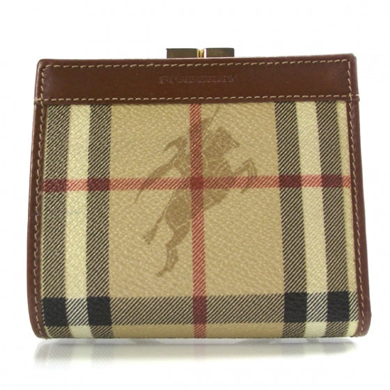 Burberry Haymarket Check Compact Wallet 1 of 7