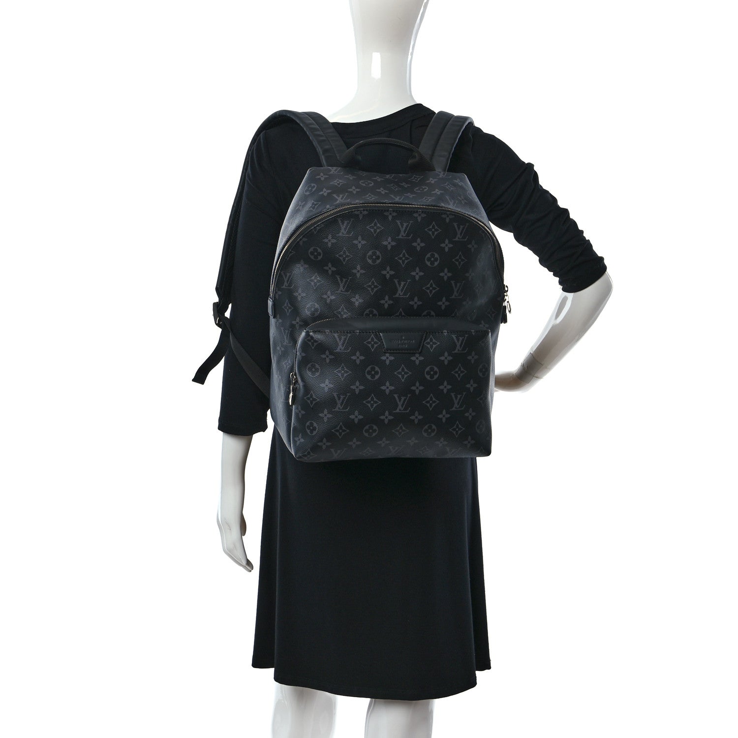 Louis Vuitton Monogram Eclipse Discovery Backpack PM 2 of 10