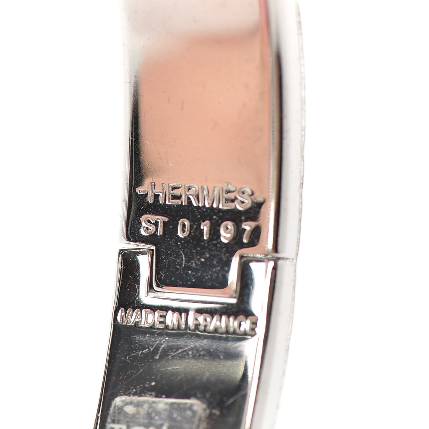 Enamel Narrow Clic Clac H Bracelet PM Bleu Jodhpur