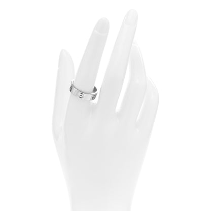 Cartier Platinum 5.5mm LOVE Ring 59 8.75 2 of 5