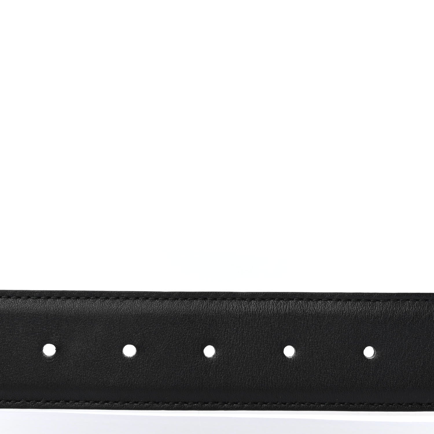 Gucci Calfskin Interlocking G 37mm Belt 95 38 Black 3 of 4