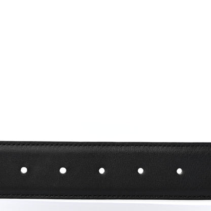 Gucci Calfskin Interlocking G 37mm Belt 95 38 Black 3 of 4