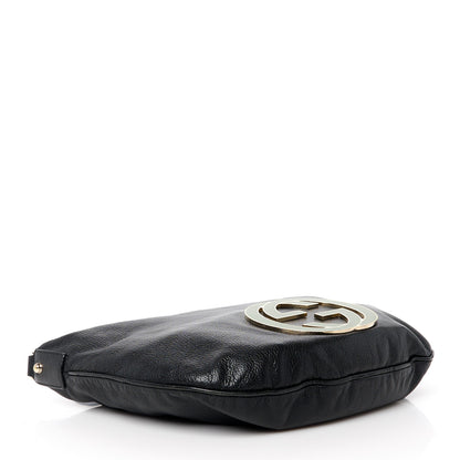 Gucci Calfskin Enamel Small Blondie Hobo Black 4 of 13