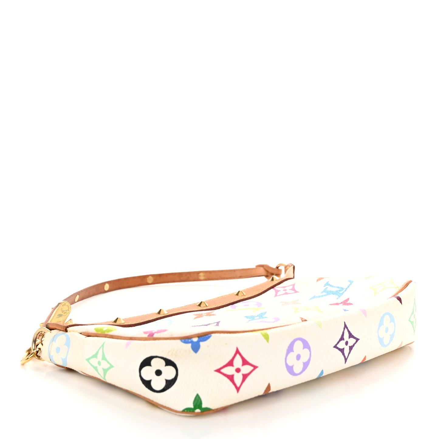 Monogram Multicolor Pochette Accessories White