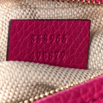 Gucci Cellarius Calfskin Mini Soho Chain Bag Bright Bouganville 8 of 9
